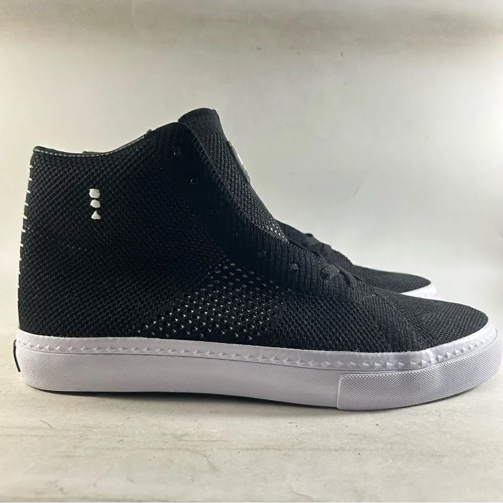 NEW Globe LA Knit Men’s Shoes High Top Sneakers Black Size 9